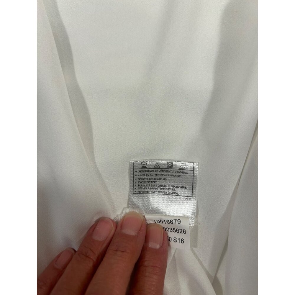 Ariat Women's White Tunic Top With Blue Embroidery Size L - Picture 6 of 13